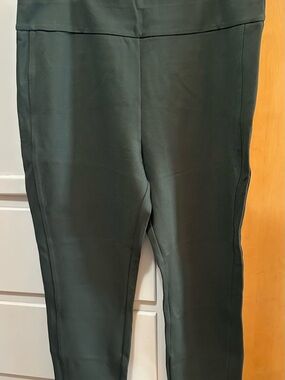 Express Rosin Ponte Pant in Olive Green